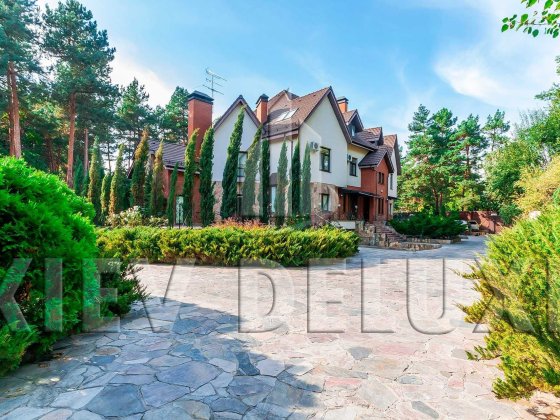 Продаж домоволодіння Козин /1100м2 + 500м2 +СПА 700 м2/у лісі на 1 ГА Козин