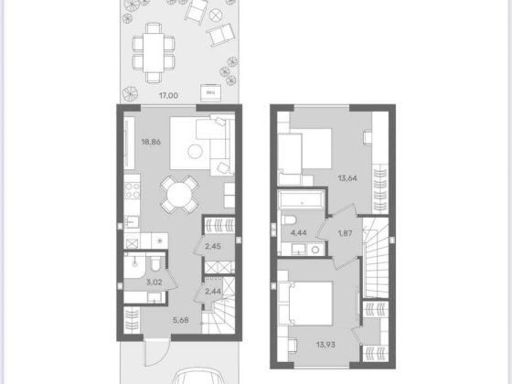 Старт будівництва та продажу таунхаусів 66м2! ЖК Sanville Park 63000$ Святопетровское