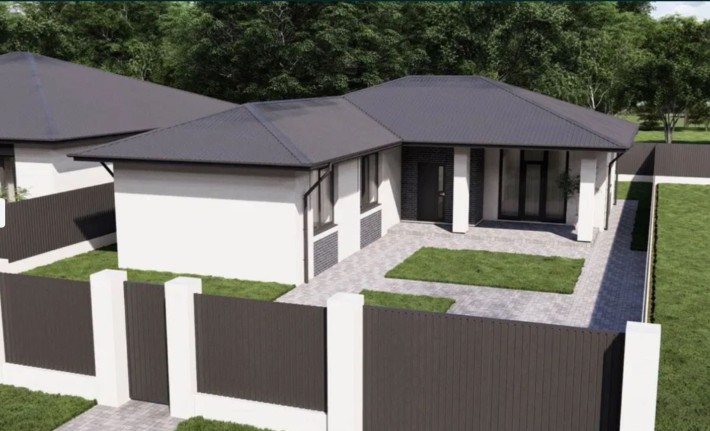 одноповерховий будинок на стадії будівництва! газ!ділянка 5 соток - фото 1