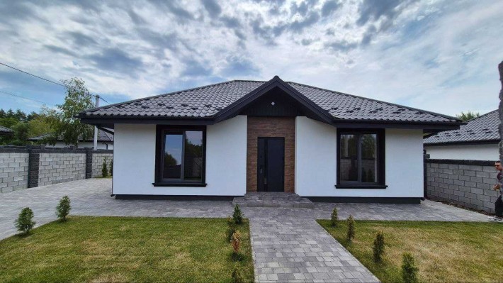 Одноповерховий будинок 100 м² у котеджному містечку  Ворзель - фото 1