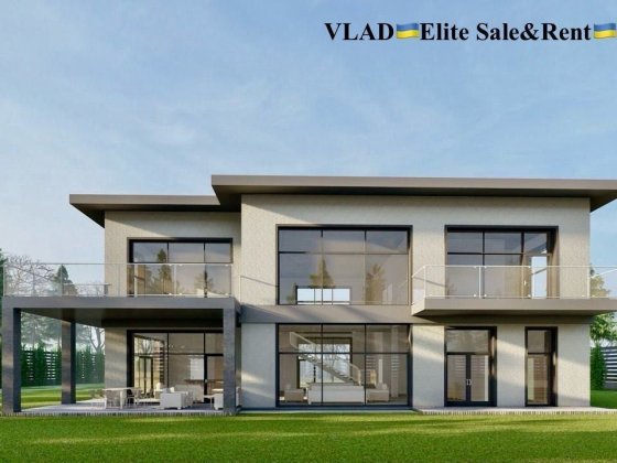 Лісники. КМ Хутір Ясний. Сучасний будинок, 406 м2, 4 спальні, 15 соток Лесники