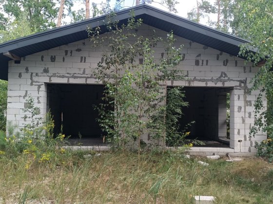 Коробка будинку 110м² на 15 сотках серед вікових дерев!! Без комісії! Клавдієво-Тарасове