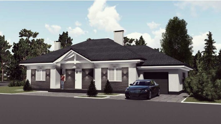 Сучасний будинок 146 м² на 9 сотках біля води,центр Зазим’я Київ 15 хв - фото 1