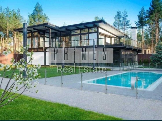 Продажа 4к уникального дома 537м2 с бассейном, Лебедевка Лебедівка
