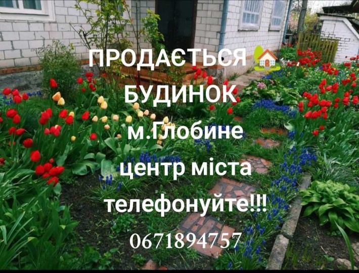 Продається затишний будинок у центрі міста Глобине - фото 1
