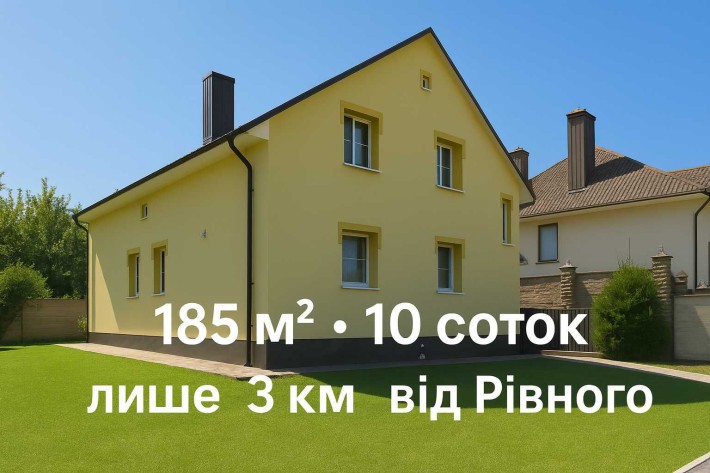 Просторий та надійний будинок–лише 3 км від Рівного(с. Б. Криниця) - фото 1