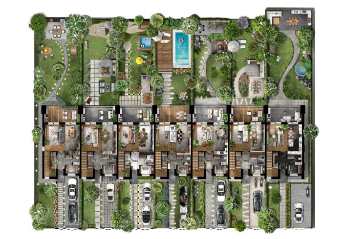 Продаж Таунхаусів FAMILY PARK RESIDENCE BC, новобудова (6) Біла Церква - фото 1