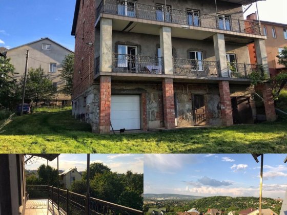 1/2 ч. Будинок 4кімнати,2км від ЧНУ на Роші з краєвидом на місто Чернівці