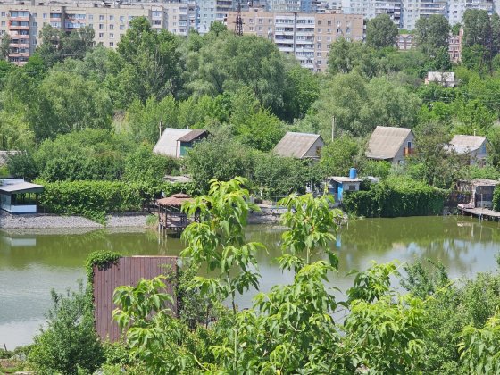 Дача с Видом на Озеро, в городе, на Вырве, 6 соток + Баня