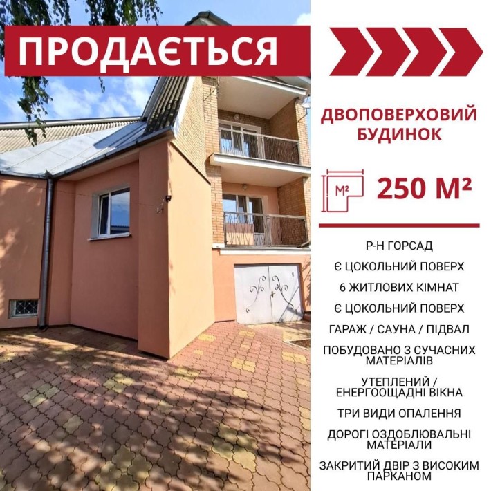 Продається двоповерховий  будинок в Кропивницькому, р-н Горсад - фото 1