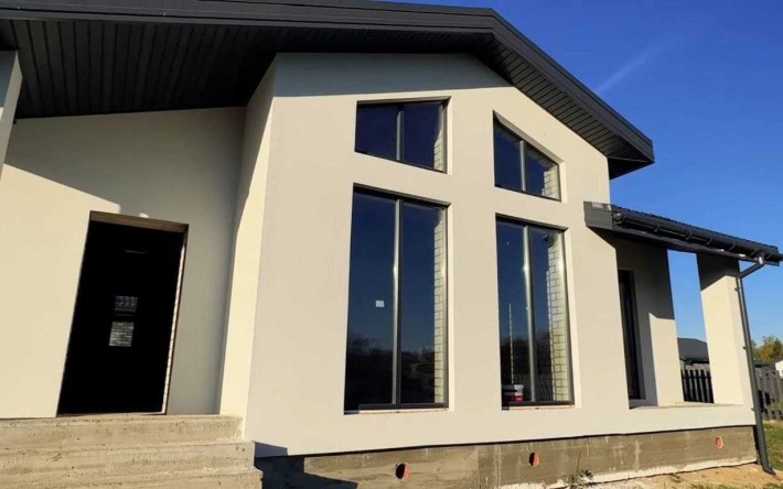 Продам будинок 118м2, коттедж з великими вікнами, Зробимо Під Ключ! - фото 1