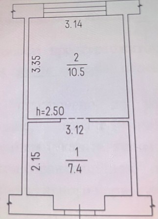 Кімната в гуртожитку - фото 1