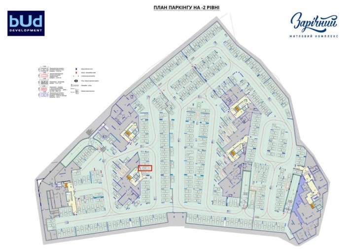 Продаж паркомісця/ЖК Зарічний/-2 рівень/Нові будинки/БЕЗ %/Біля ліфту - фото 1
