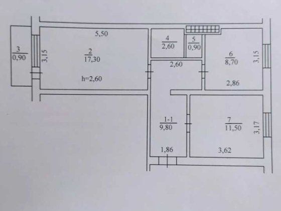 Здам двокімнатну квартиру Баришівка