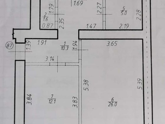 Оренда 3-х квартира 79 m² під склад або щось інше без ремонту Івано-Франківськ