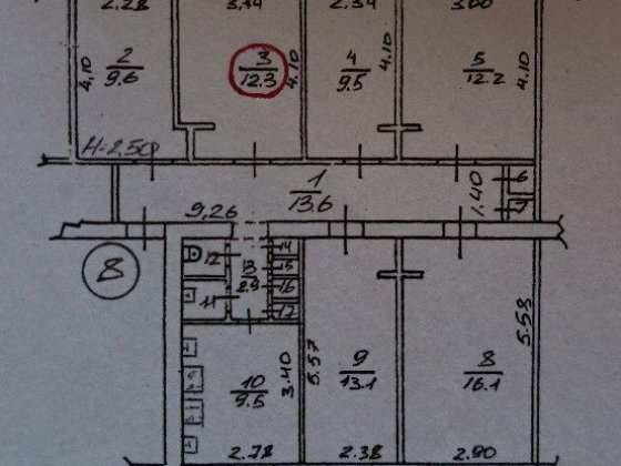 Кімната в комунальній квартирі Харків