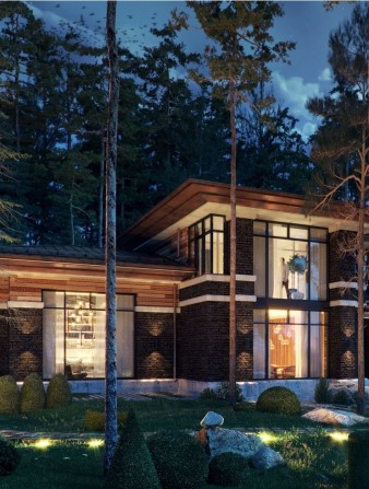 Конча Заспа Козин дом в стиле хай-тек с выходом на Днепр - фото 1