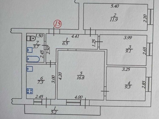 Продам 4-х кімнатну квартиру Охтирка