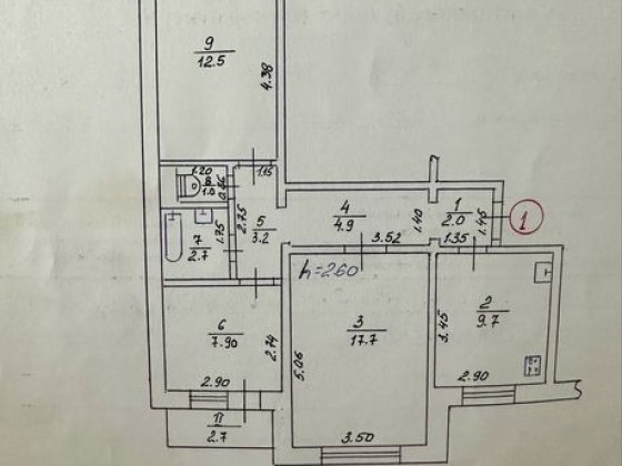 Квартира трикімнатна Охтирка