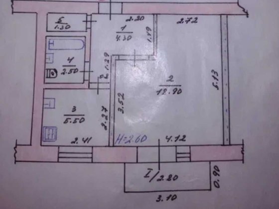 Продам 1 кімн. квартиру, під ремонт м. Зміїв Змиев