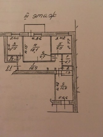 3 КВ чешка от владельца ср этаж 56000 $ - фото 1