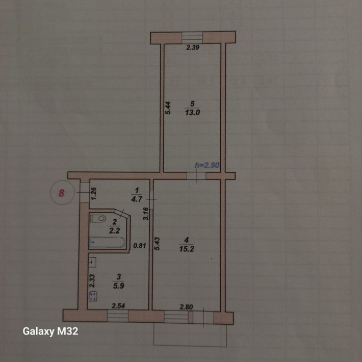 Квартира 2х кімнатна, Коростишів - фото 1