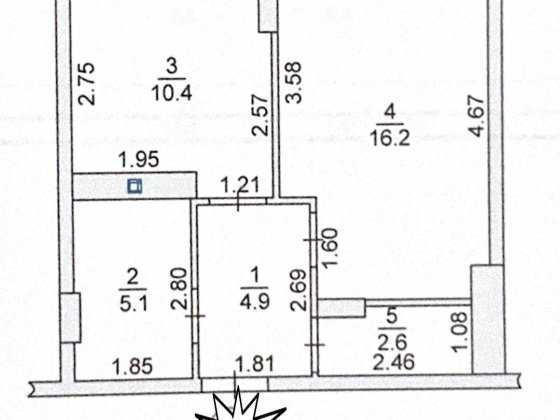 1к.квартира 40м новий сданий будинок Чорноморськ