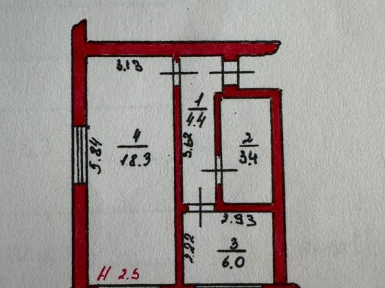Продам однокімнатну квартиру Малин