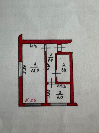 Продам однокімнатну квартиру - фото 1