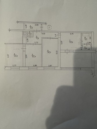3 кімнатна квартира - фото 1