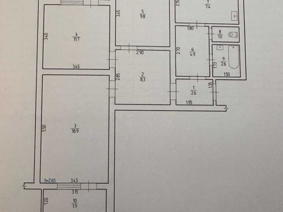 Продам квартиру. Індивідуальне опалення, 71 кв.м. Прилуки