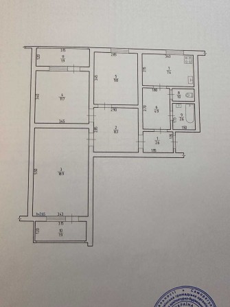 Продам квартиру. Індивідуальне опалення, 71 кв.м. - фото 1