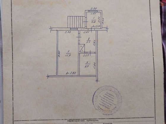 Квартира двокімнатна Ромны