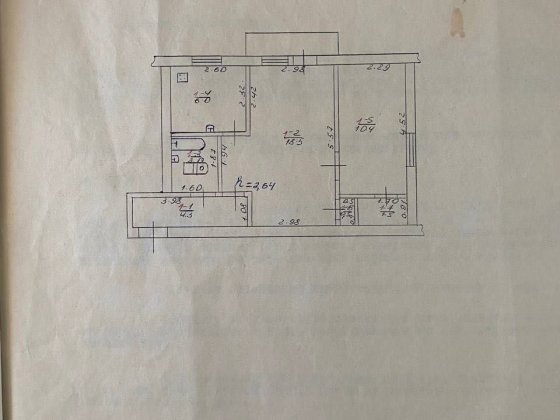 Продается двухкомнатная квартира под ваш ремонт. Центр Славянска. Славянск