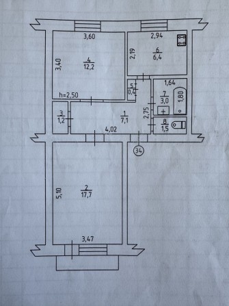 Продам квартиру під ремонт - фото 1