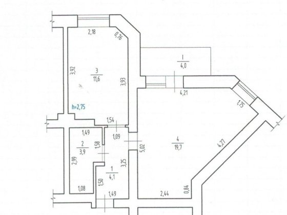 Продаж 1 кімнатної квартири р-н 5 школи в новобудові Умань