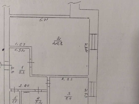 Вигідна пропозиція! Продам однокімнатну квартиру. Шостка
