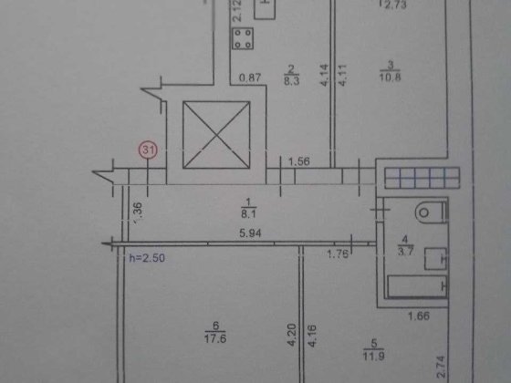 Продам 3-х кімн. квартиру, гарний стан, 2 балкони, вул. Короленка 52 Шостка
