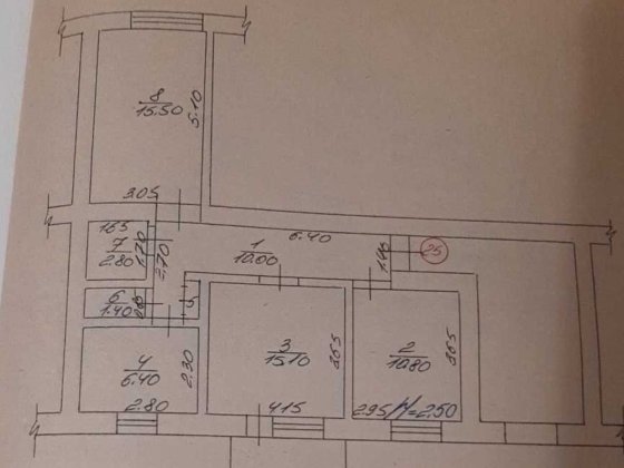 Продається 3-х кімнатна квартира Гайсин