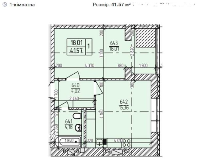 Продаж 1-кімнатної квартири в ЖК "Автобіографія 2.0". Виставка. - фото 1