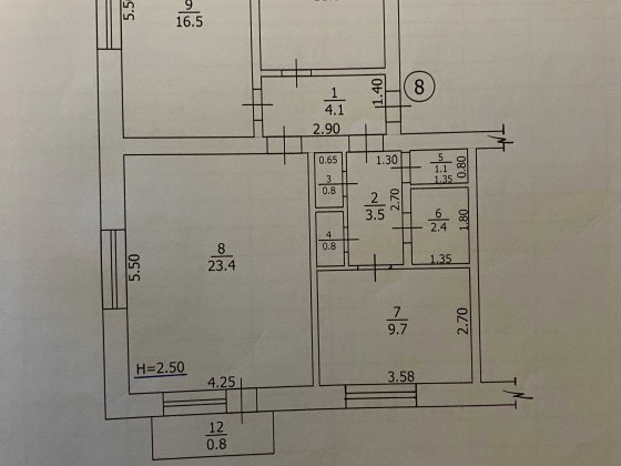 Продам 3-х кімнатну квартиру Піщанка