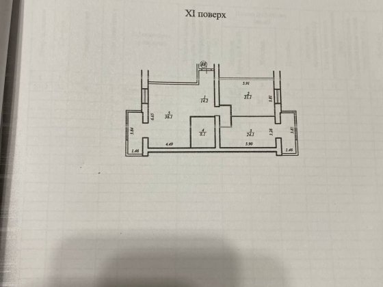 Продажа 3-х комнатной квартиры в ЖК Днепровская Брама Слобожанське