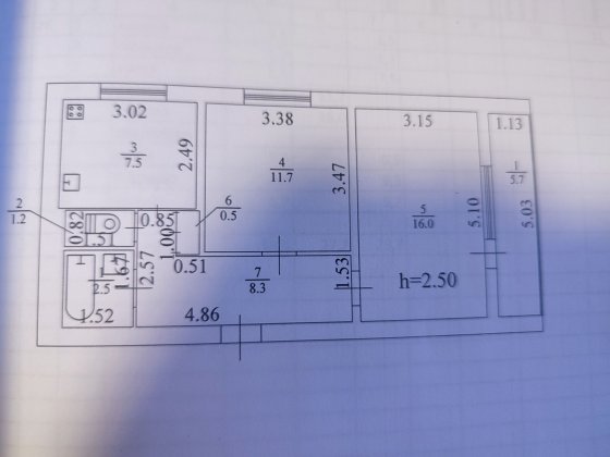 Продам 2-х кімнатну квартиру Синельникове Синельникове