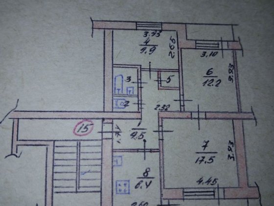Продам 3-кімнатну квартиру Вольногорск