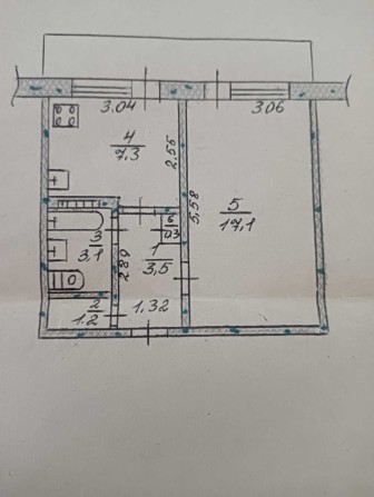 Продам однокомнатную квартиру новой планировки г. Терновка - фото 1