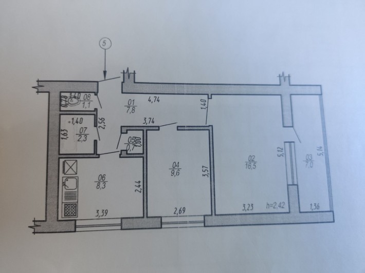 Продам 2-х кімнатну квартиру - фото 1