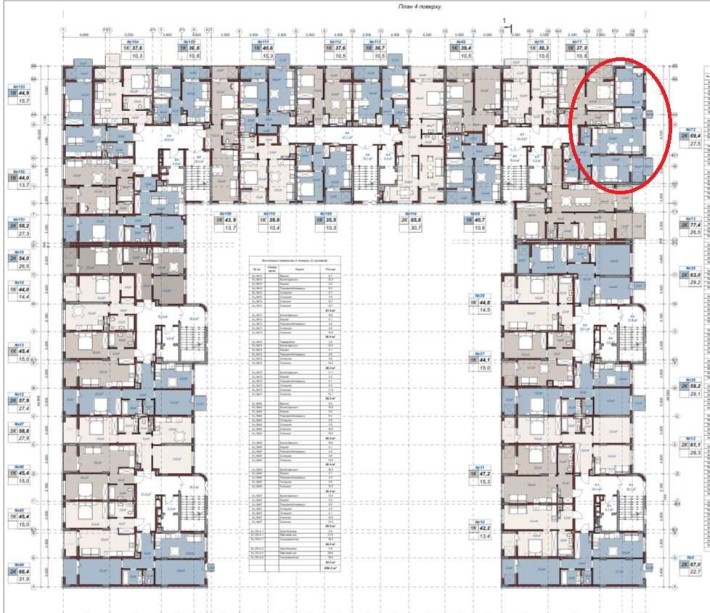 Продаж 2 кім. квартира, 4 пов. / 69.4 м / від забудовника, ЖК Terra M - фото 1