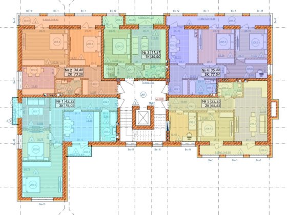 Трьохкімнатна квартира в новобудові м. Снятин, готова до ремонту. Снятин