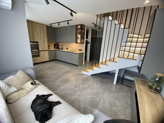 БЕЗ%! Продаж дизайнерської дворівневої квартири ЖК Оптимісто! 73 м2 Гатное