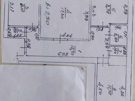 3-х кімнатна квартира Тетиев